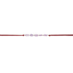 Indianvibez Bodh Intuition Boost Real Crystal Stone Rakhi With Authenticity Certificate | Grocsy