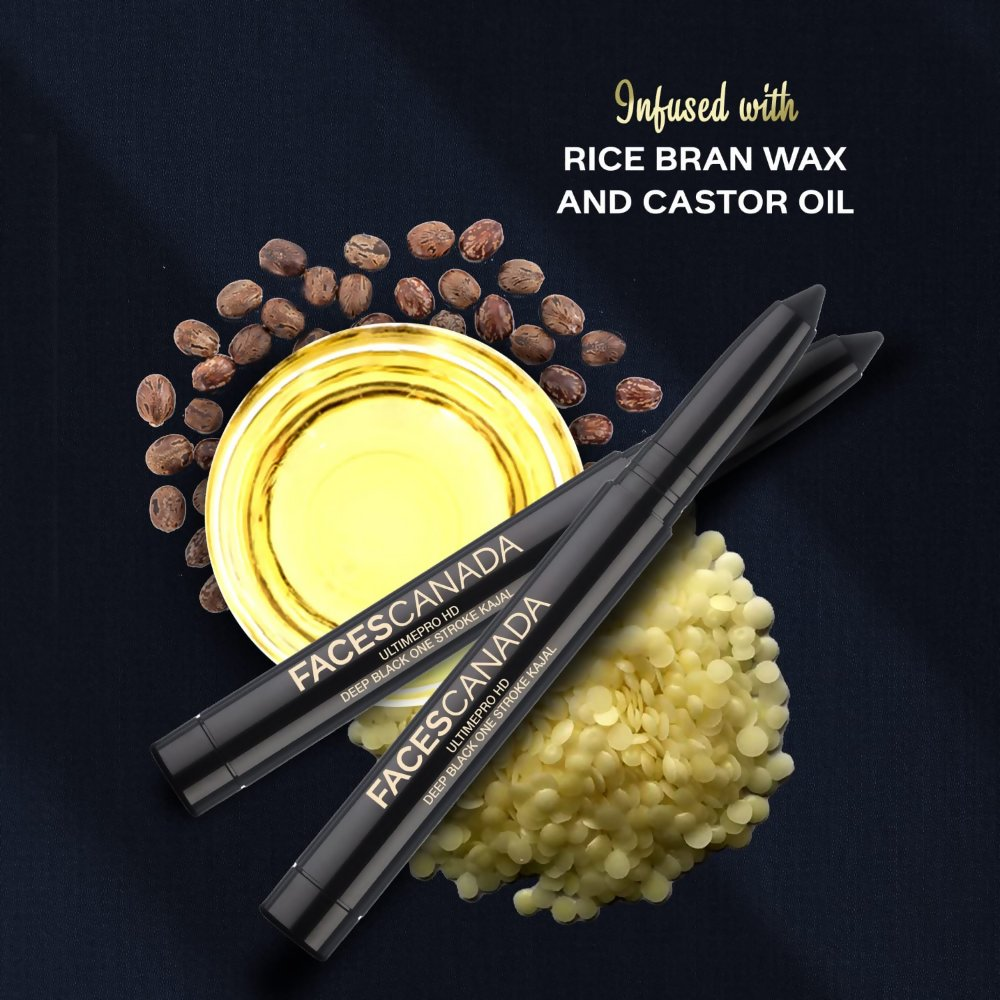 Faces Canada UltimePro HD Deep Black One Stroke Kajal | Grocsy