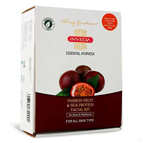 Inveda Passion Fruit And Silk Protein Facial Kit | Grocsy