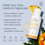 Juicy Chemistry Certified Organic Brightening Enzyme Cleanser | Grocsy