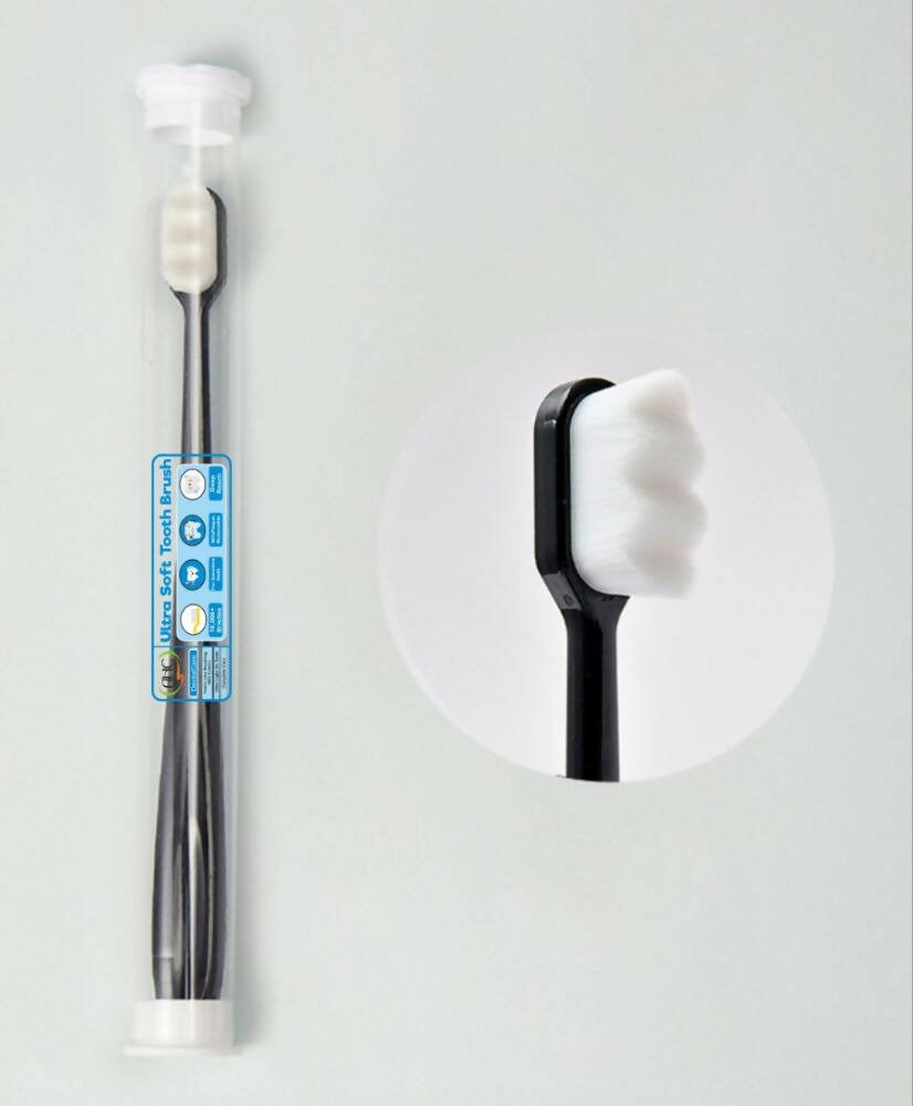 AHC Baby Ultra Soft Toothbrush With Micro Nano Bristles With Tongue Cleaner | Grocsy