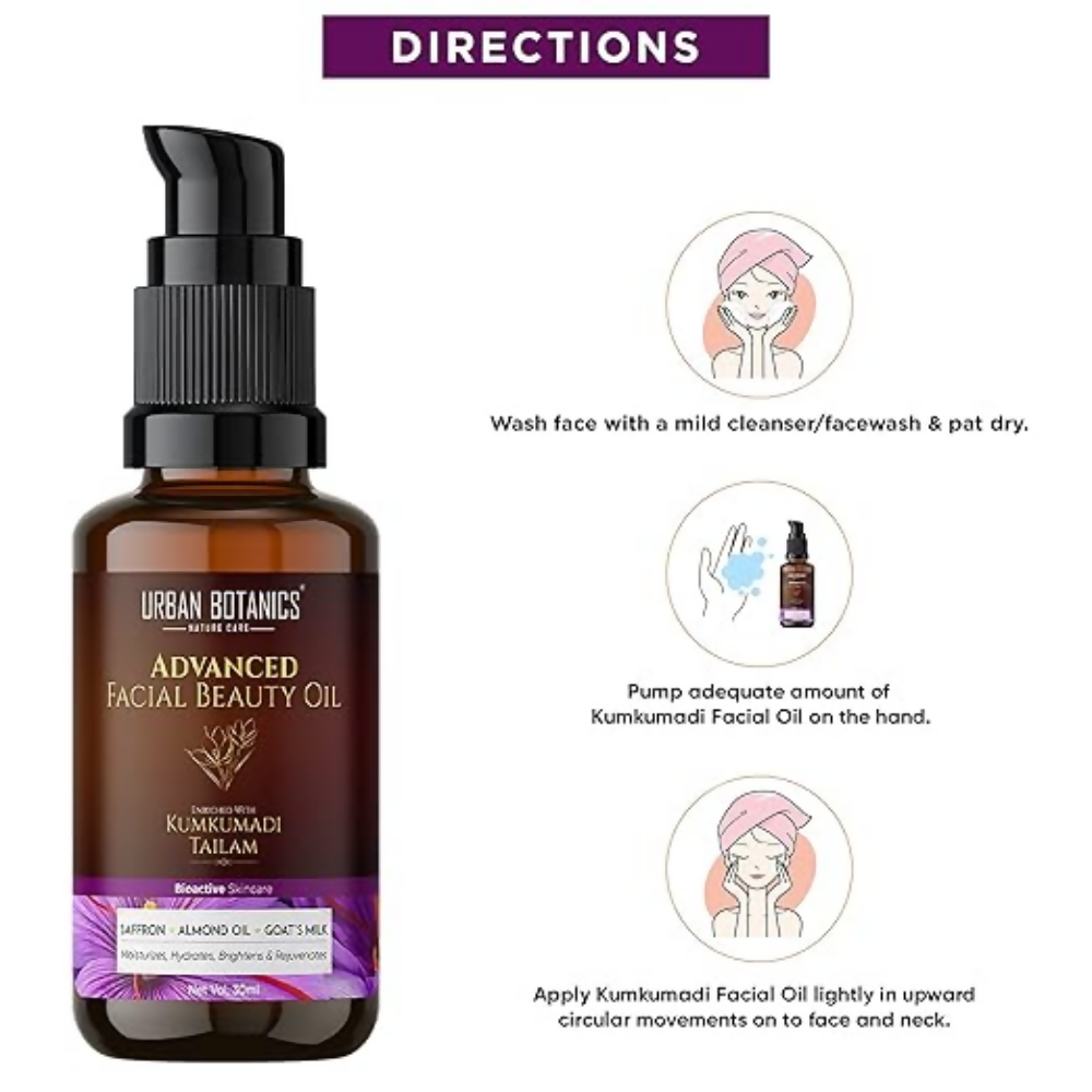 Urban Botanics Kumkumadi Tailam for Skin | Grocsy