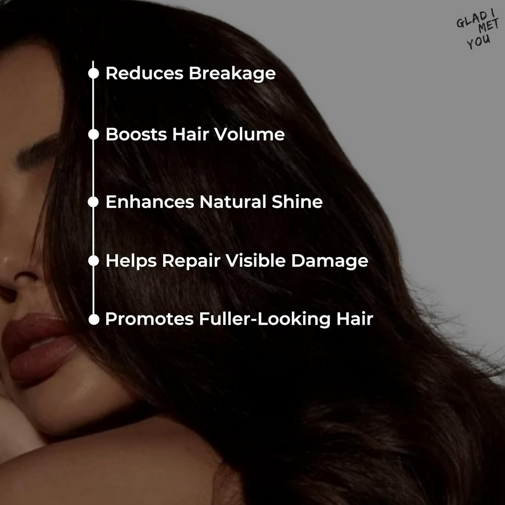 Glad I Met You Hair Growth Serum - Rosemary Castor & Sunflower Oils + 50 More Natural Oils | Grocsy