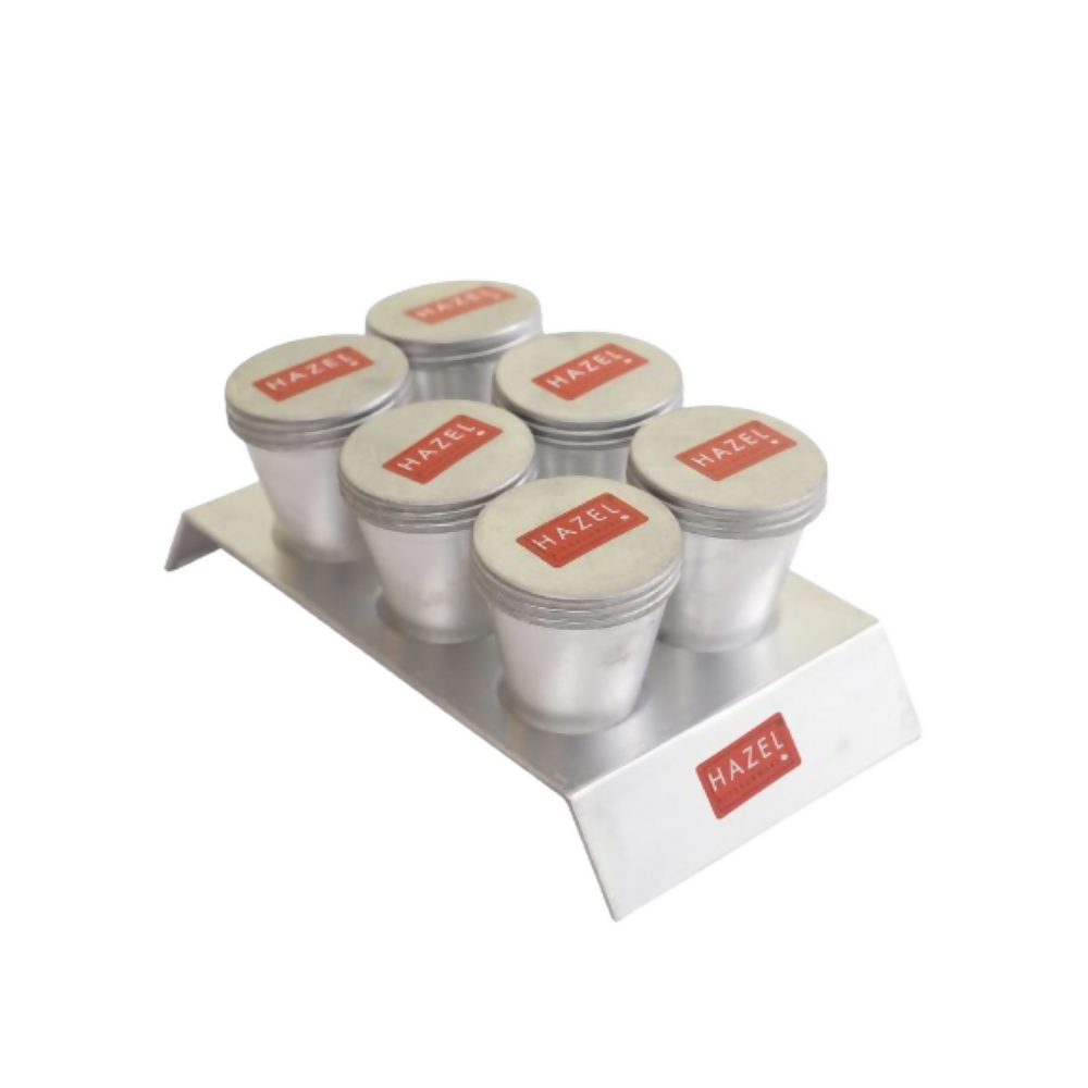 Hazel Kulfi Moulds Set Aluminium | Grocsy