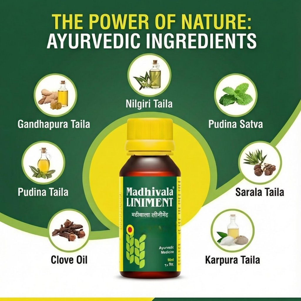 Madhivala Liniment Oil | Grocsy