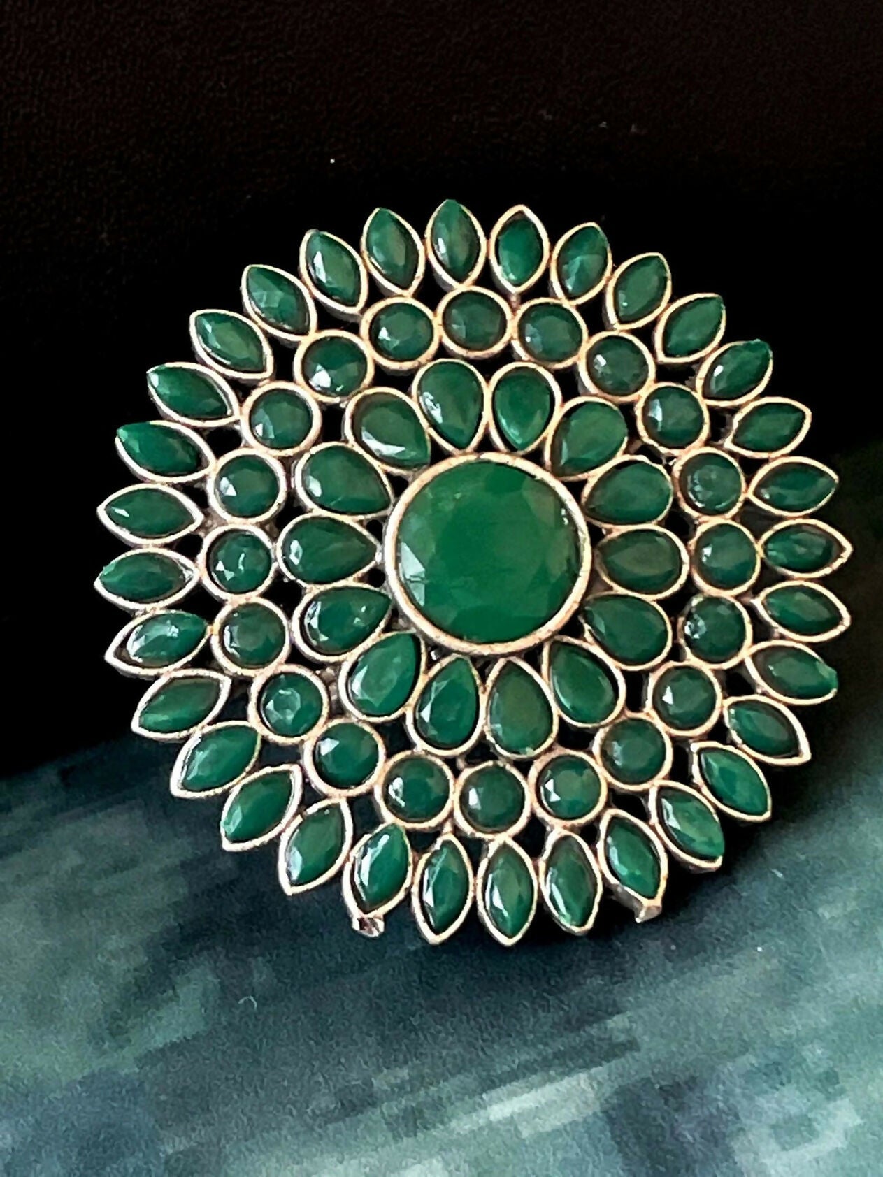 Joban Fashion Monalisa Stone Big Size Finger Ring | Grocsy
