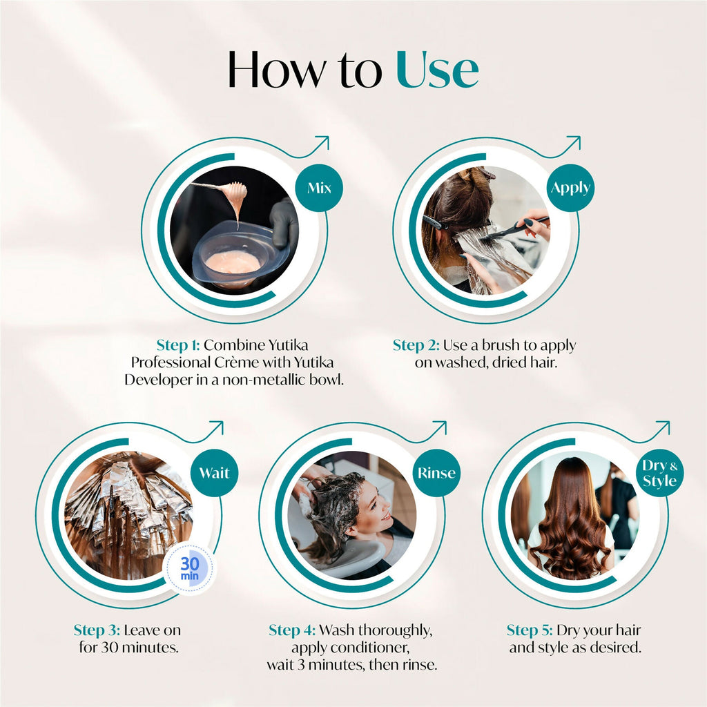 Yuthika Professional Creme Hair Colour -Ash Blonde | Grocsy