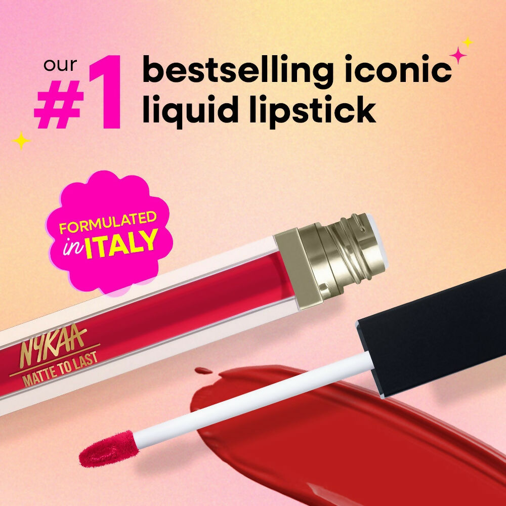 Nykaa Matte To Last ! Transferproof Liquid Lipstick - MumTaj-13 | Grocsy