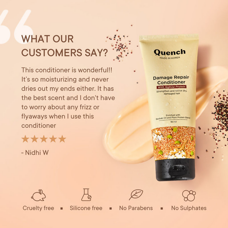 Quench Damage Repair Conditioner with Quinoa & Ceramides | Grocsy