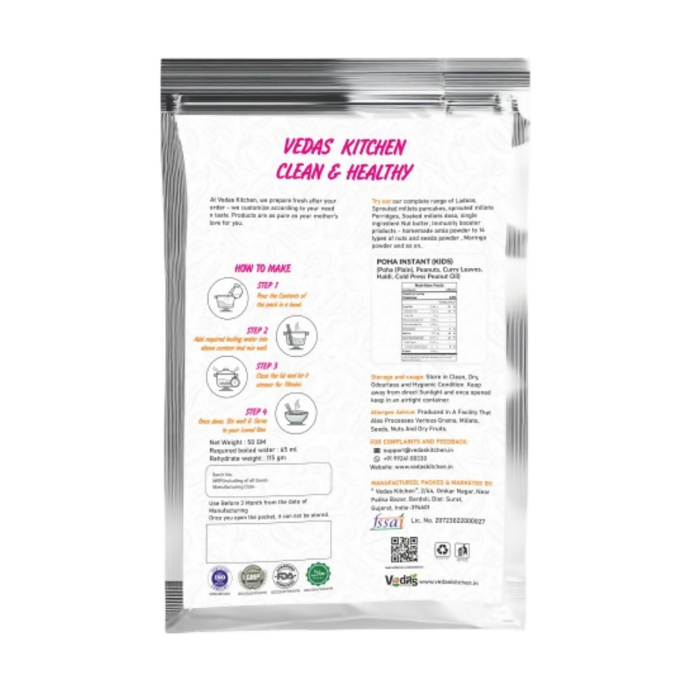 Vedas Kitchen Poha Instant (Kids) | Grocsy