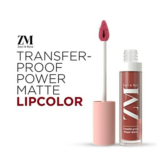Zayn & Myza Transfer Proof Power Matte Lip Color - Blush Nude | Grocsy