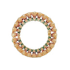 Meenakari and Jadau Bangle (Multi Color) - Ruby Raang