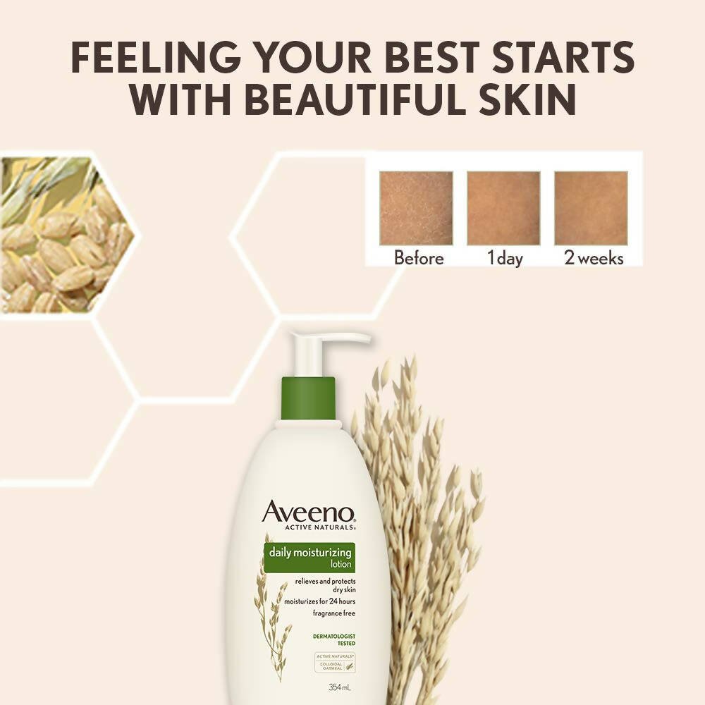 Aveeno Daily Moisturizing Lotion For Dry Skin | Grocsy