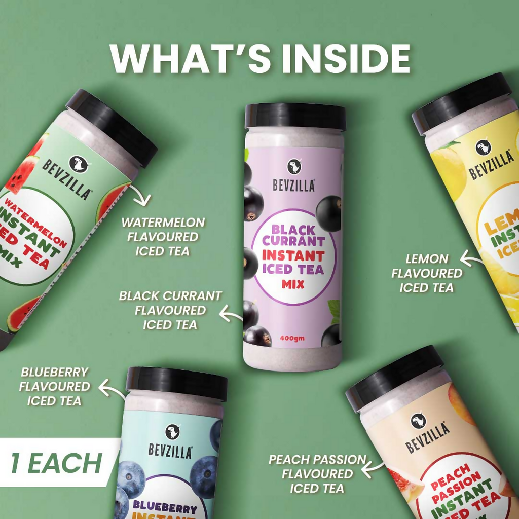 Bevzilla Iced Tea 5 Flavours | Grocsy