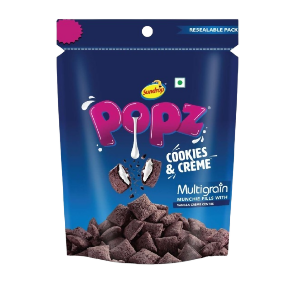 Sundrop Popz Cookie & Creme Multigrain Munchies | Grocsy