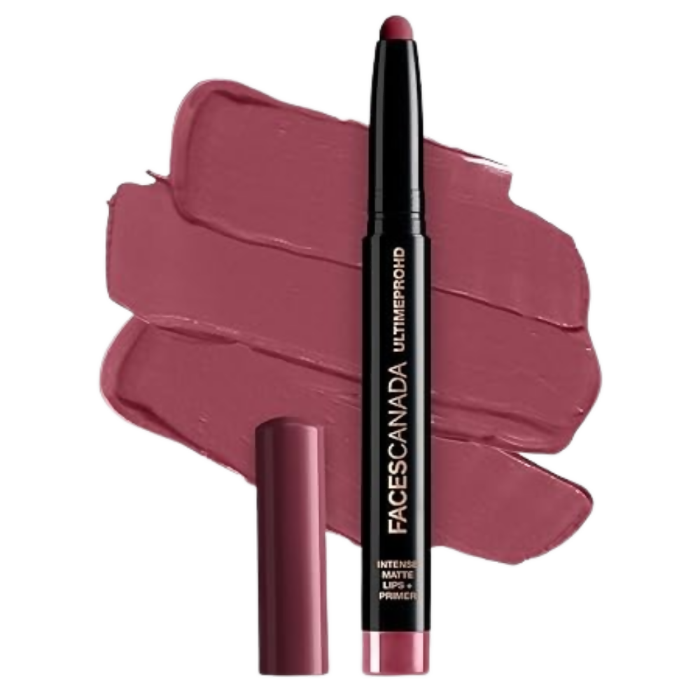 Faces Canada Ultime Pro HD Intense Matte Lipstick + Primer - Magnetic (Nude) | Grocsy