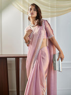 kasee Embellished Beads and Stones Pure Silk Saree | Grocsy