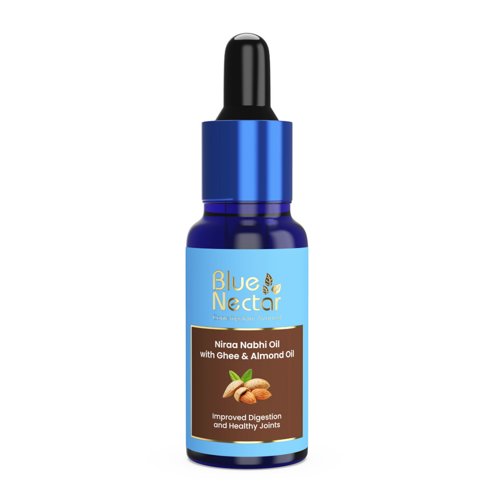 Blue Nectar Nabhi Oil With Pure Ghee & Almond Oil | Grocsy
