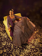 Lehenga Mart Designer Indian Wedding Lehenga Choli-Wine | Grocsy