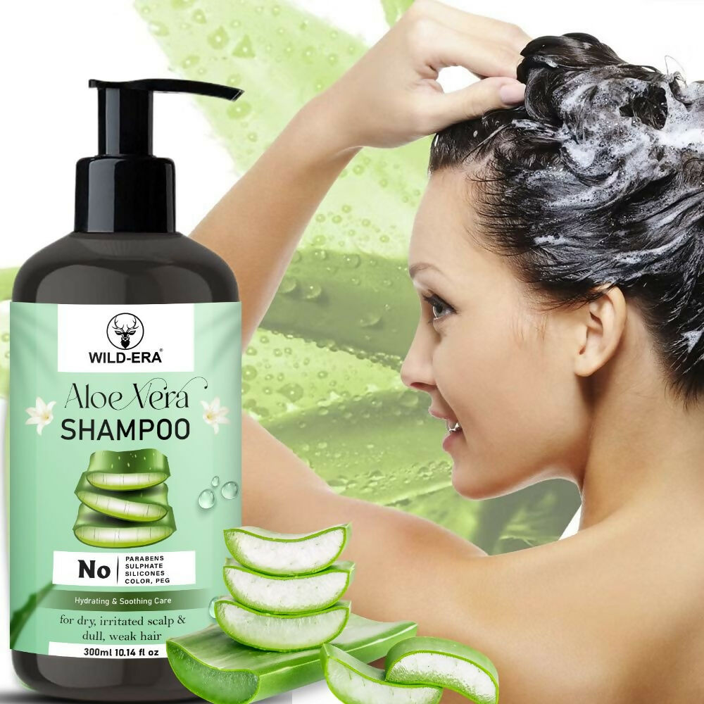 Wildera Natural Aloevera Herbal Hair Cleanser/Shampoo | Grocsy