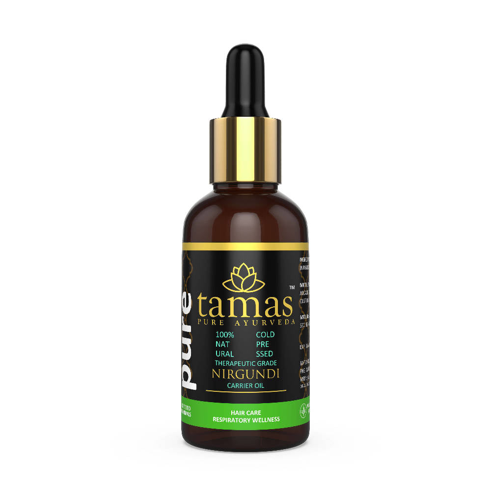 Tamas Pure Ayurveda Nirgundi Cold-Pressed Carrier Oil | Grocsy