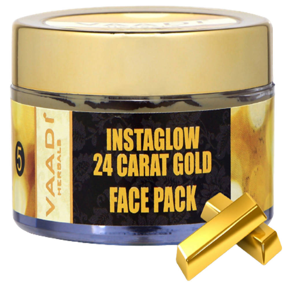 Vaadi Herbals Instaglow 24 Carat Gold Face Pack | Grocsy