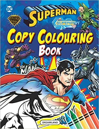 Dreamland Superman Copy Colouring Book | Grocsy