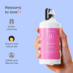 Arata Advanced Curl Care Hair Shampoo For Dry & Frizzy Hair - Murumuru Butter Evening Primrose Oil | Grocsy
