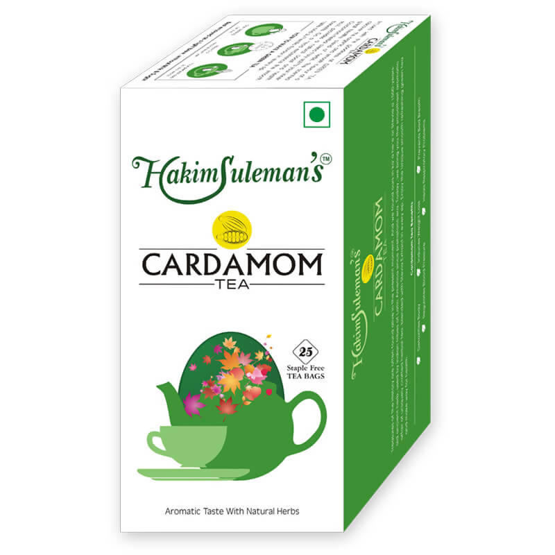Hakim Suleman's Cardamom Tea Bags | Grocsy