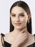 NVR Women Silver-Plated Drop Earrings | Grocsy