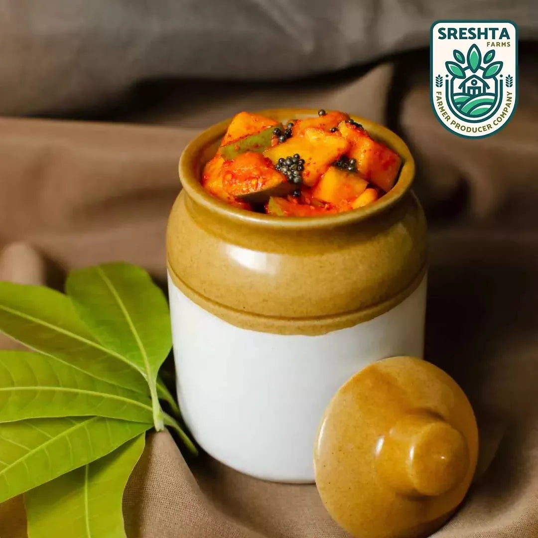 Sreshta Farms Spicy Mango Pickle | Grocsy
