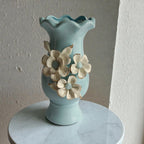 Sun Mun Decors Blue Vase | Grocsy
