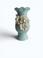 Sun Mun Decors Blue Vase | Grocsy