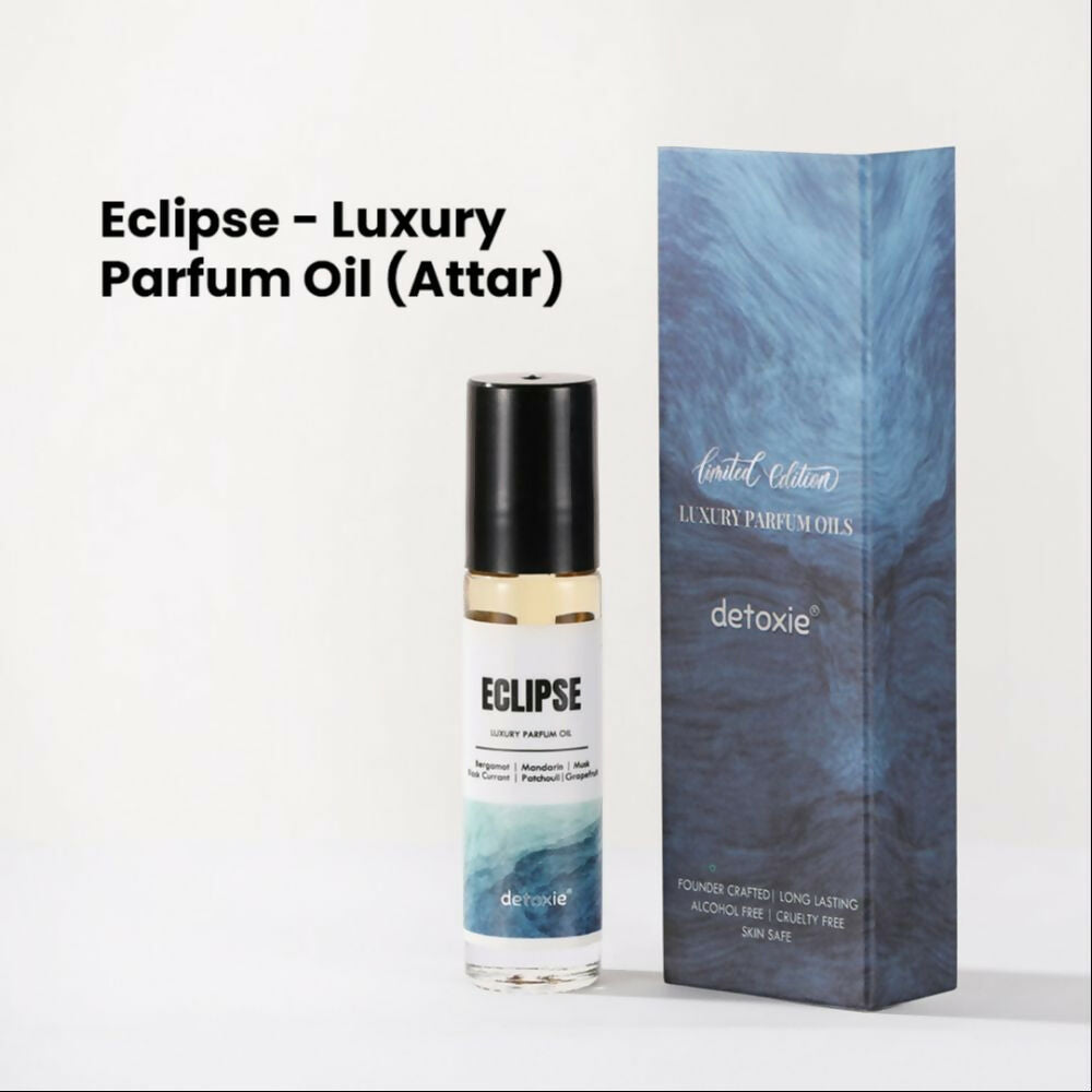 Detoxie Eclipse - Luxury Parfum Oil (Attar) Non-Alcoholic | Grocsy