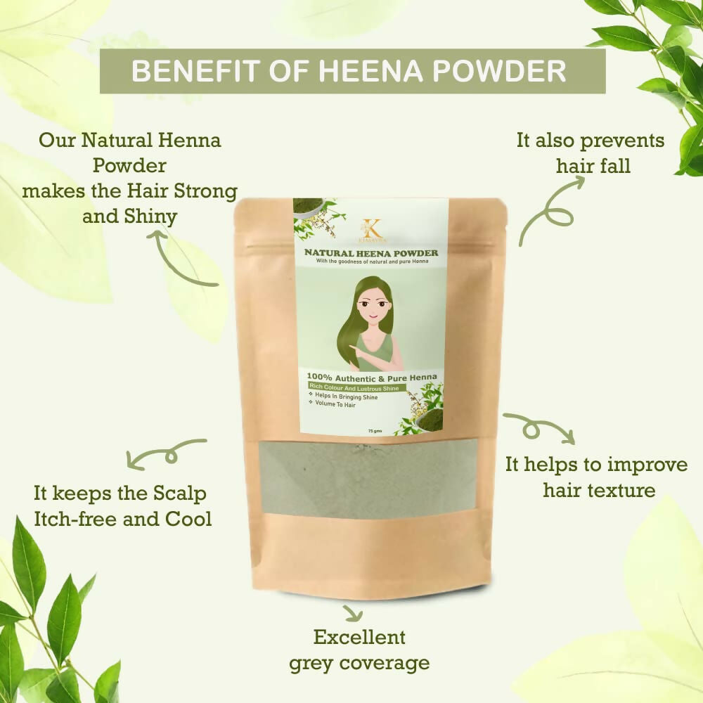 Kimayra Natural Henna Powder for Hair Care - Helps in Bringing Shine Hair | Grocsy
