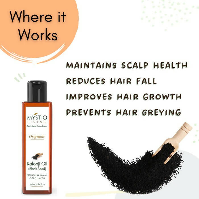 Mystiq Living Originals Kalonji Oil | Grocsy
