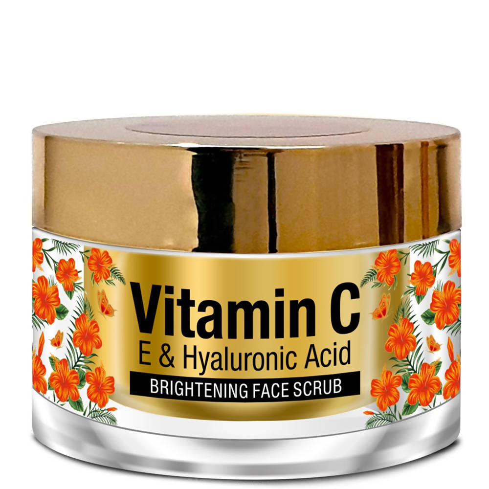 St.Botanica Vitamin C, E & Hyaluronic Acid Brightening Face Scrub | Grocsy