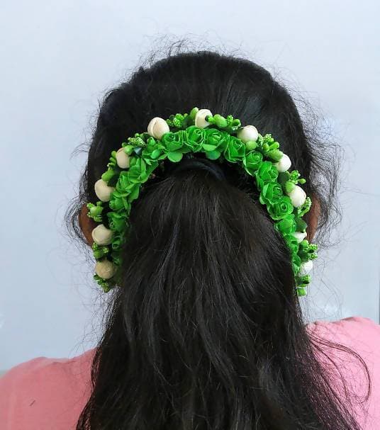 Green Flower Gajra | Grocsy