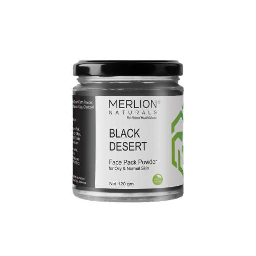 Merlion Naturals Black Desert Face Pack Powder | Grocsy