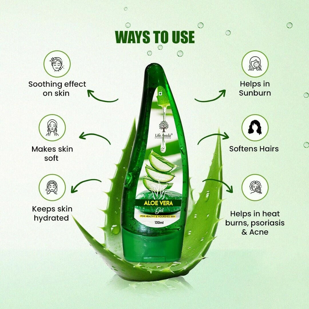 Life Aveda Premium Aloe vera Gel | Grocsy