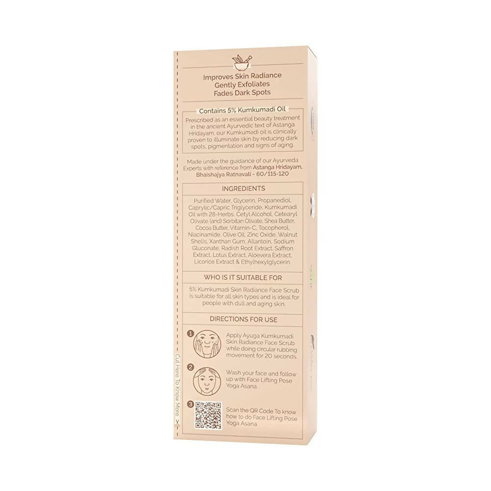 Ayuga 5% Kumkumadi Skin Radiance Face Scrub | Grocsy