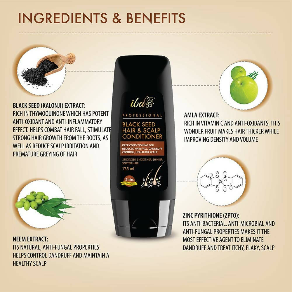 Iba Professional Black Seed Hair & Scalp Conditioner | Grocsy