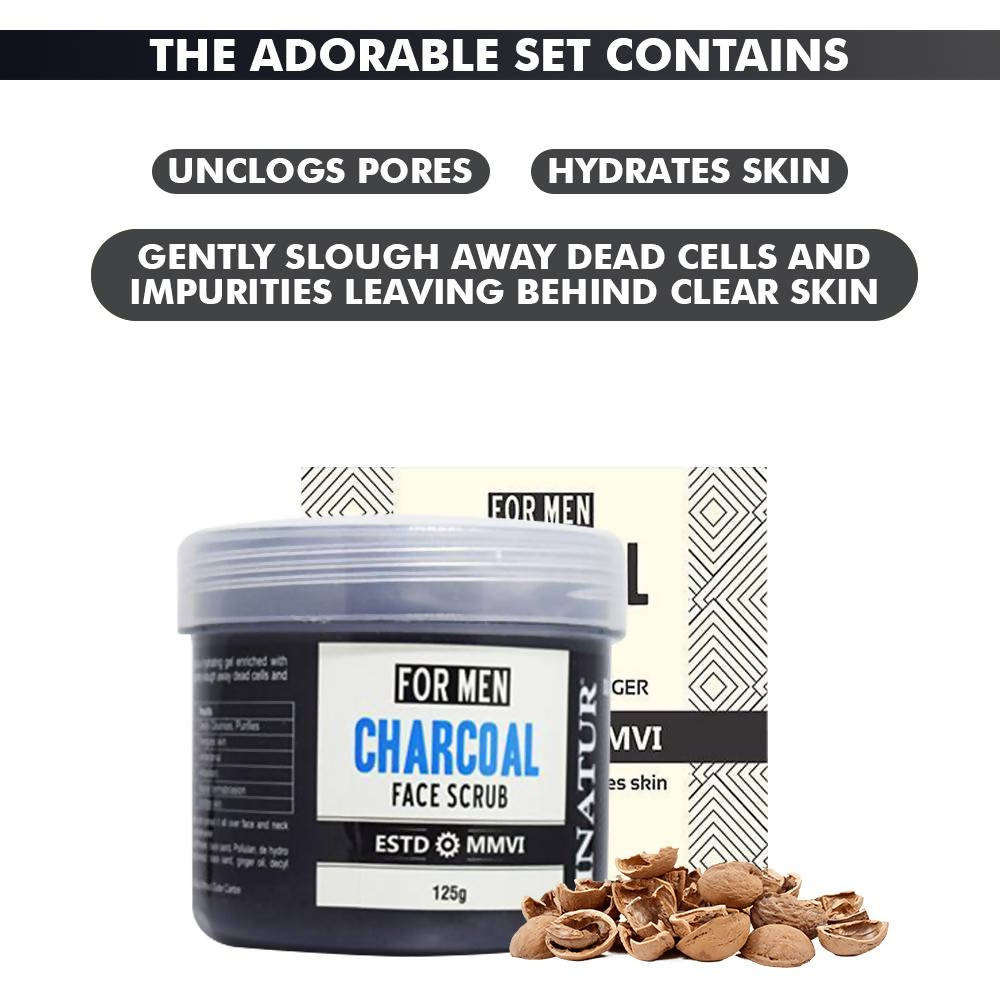 Inatur Charcoal Hamper for Men | Grocsy