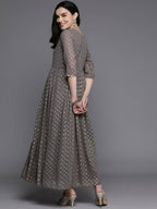 Ahalyaa Women's Traditional wear Kurta Set - Grey | Grocsy