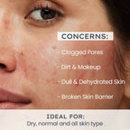 Hyphen By Kriti Sanon Moistuzing Creamy Cleanser, Hydration & Gentle Cleansing For Dry Skin | Grocsy