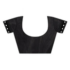 Vamika Black Lycra Designer Saree (Niya Black) | Grocsy