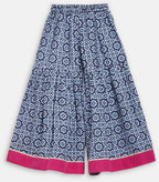 Ahalyaa Multi Crepe Printed Kids Kurta Sharara Set With Dupatta For Girls | Grocsy