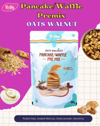 Vedas Kitchen Oats Walnuts Waffle/Pancake Premix | Grocsy