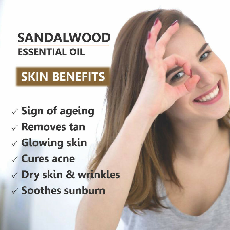 Skiura Nature 100% Natural Sandalwood Essential Oil | Grocsy