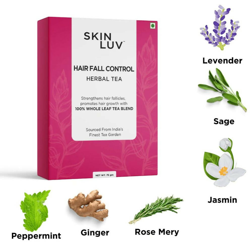 SkinLuv Hair Fall Control Herbal Tea | Grocsy